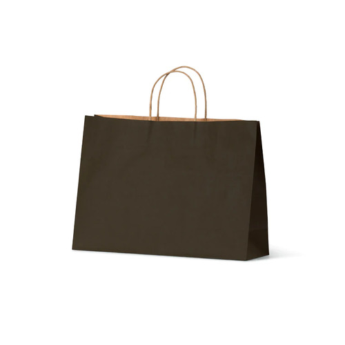 Paper Carry Bag Twist Handle Baby Boutique Black