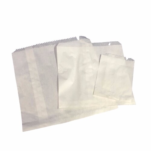 Paper Bag Square Sponge White
