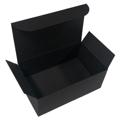 Cake Box Single Slice Black
