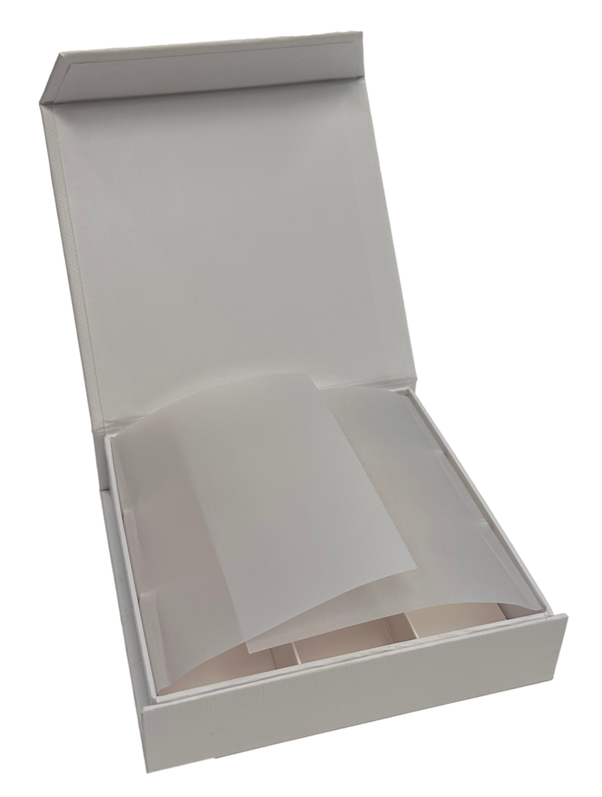 Rigid 9 Choc Box Matte White The Packaging Place