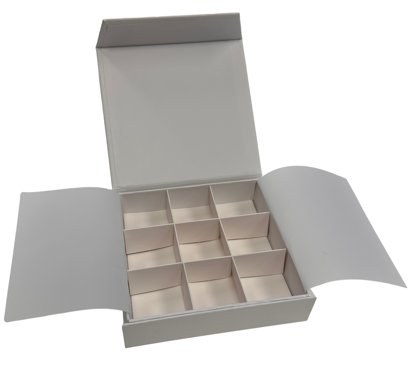 Rigid 9 Choc Box Matte White The Packaging Place