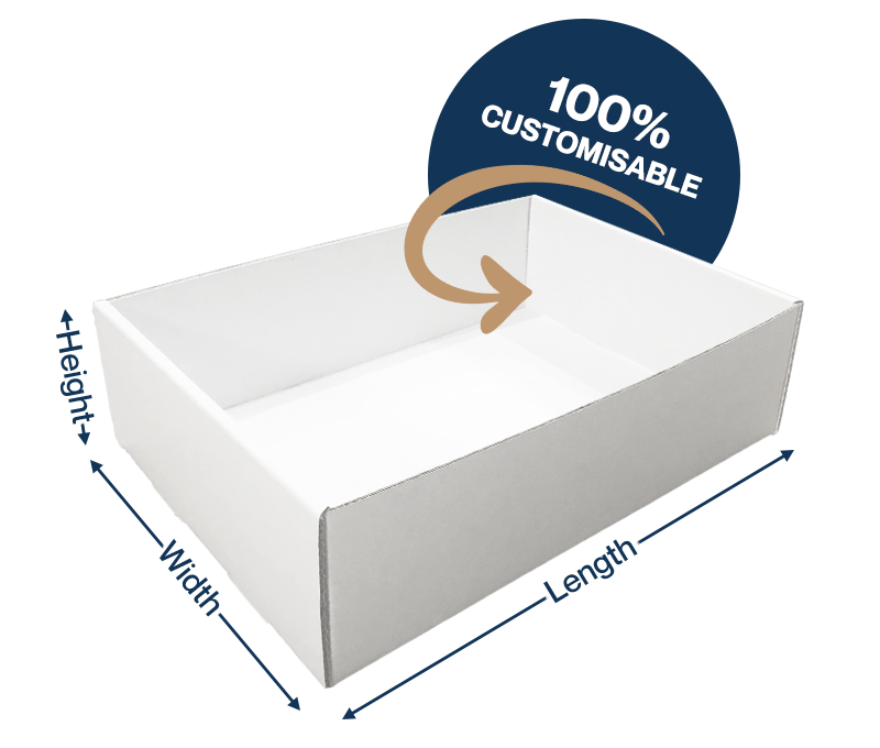 Custom tray measurements