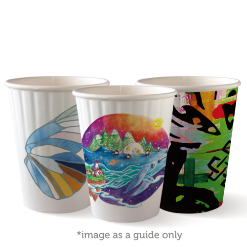 12oz Art Series Double Wall Coffee Cup