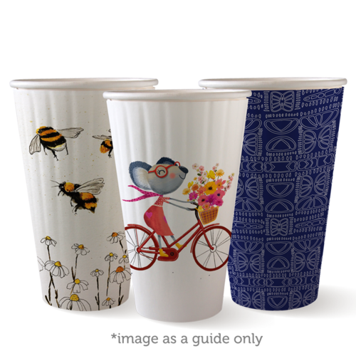 16oz Art Series Double Wall Coffee Cup