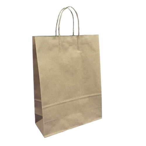 Paper Carry Bag Twist Handle Baby Kraft - PK