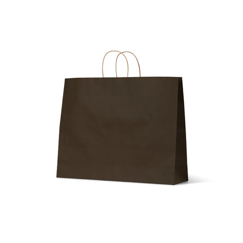 Paper Carry Bag Twist Handle Boutique Black