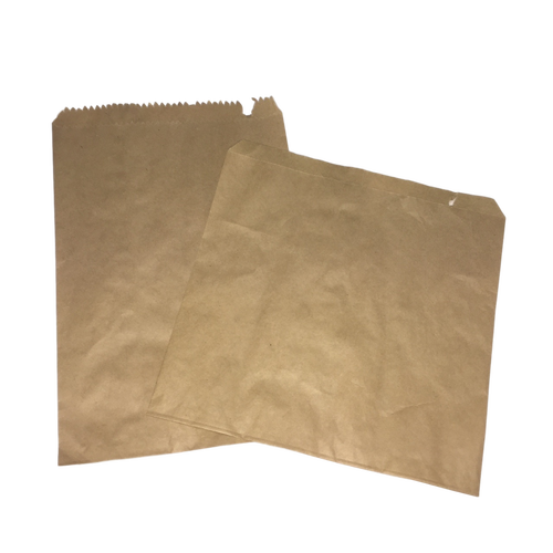 Paper Bag 4 Flat Brown