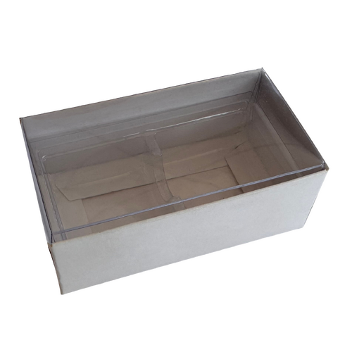 Choc Box 2 White Base, Clear Lid and Tray