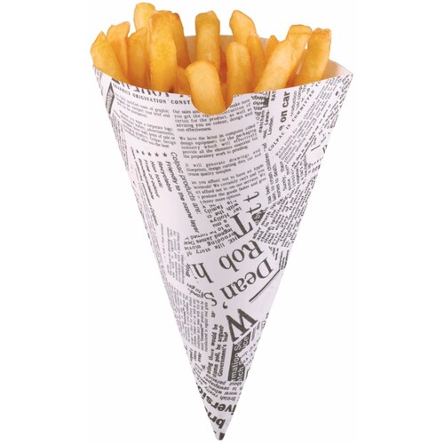Chip Cone Newsprint