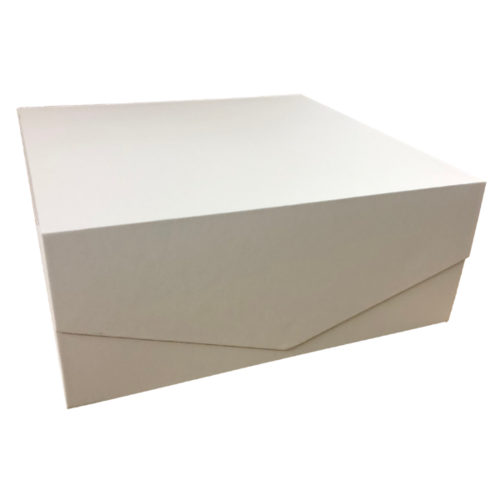 Magnetic Collapsible Box Square Matte White