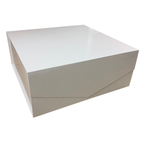Magnetic Collapsible Box Square Gloss White
