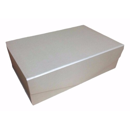 Collapsible Rigid Box Large Silver
