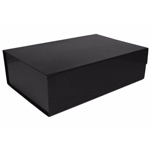 Magnetic Collapsible Box Large Gloss Black