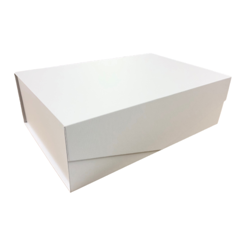 Magnetic Collapsible Box Large Matte White