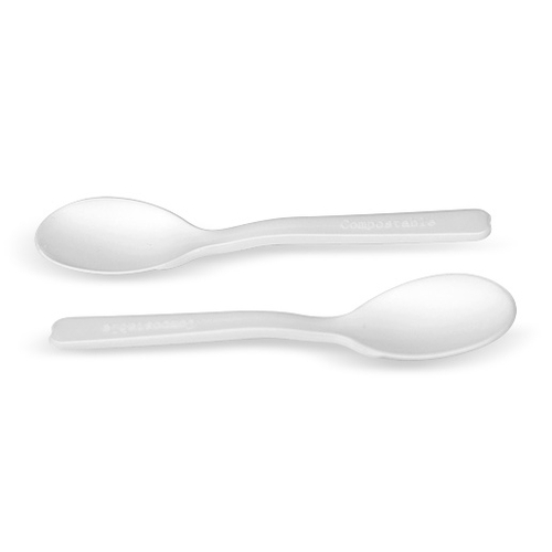 White CPLA Teaspoon 5"