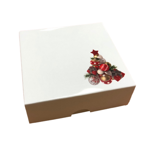 Rectangle Box 4 Christmas Bauble Tree