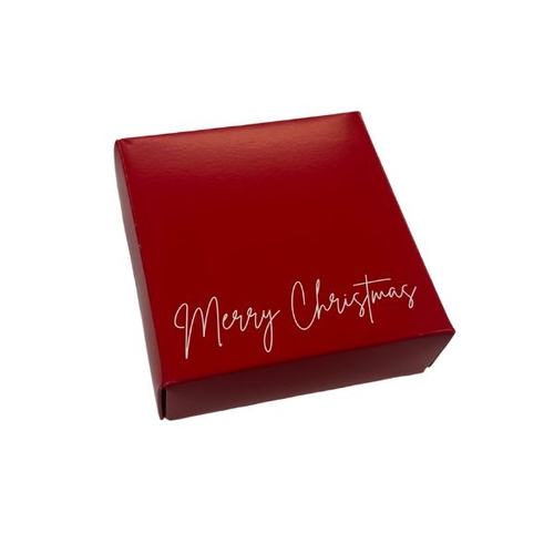 Rectangle Box 4 Christmas Red 