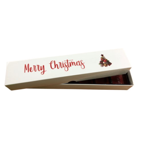 Choc Box 6 White Base, Christmas Bauble Tree Lid and Tray