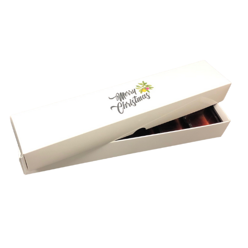 Choc Box 6 White Base, Christmas Wreath Lid and Tray