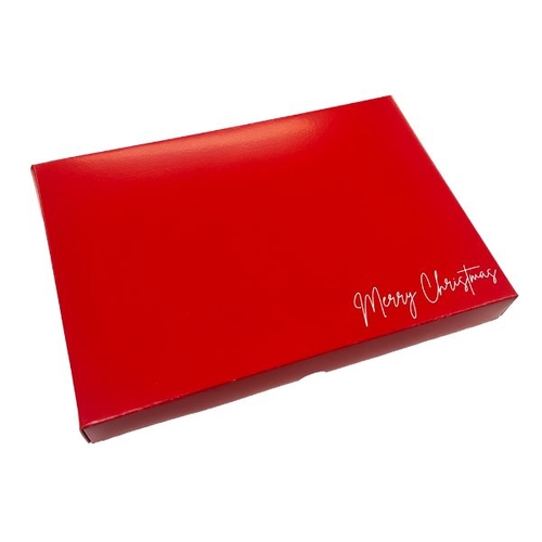 Rectangle 24 Box Christmas Red 