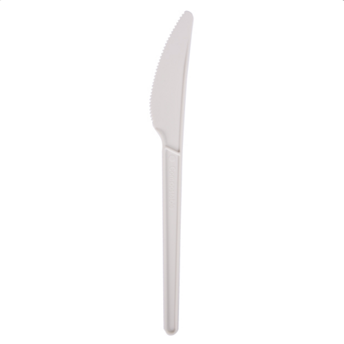 Compostable Knife Natural White