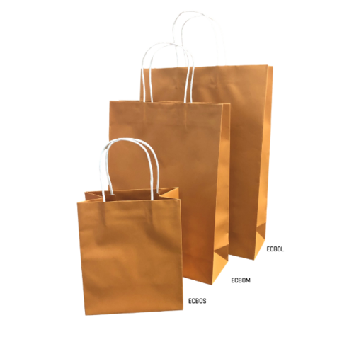 Paper Carry Bag Small Mustard