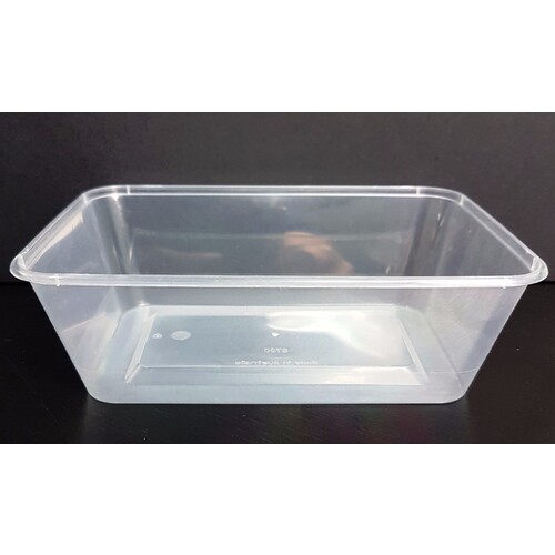 Takeaway Container Rectangle 700ml Base Only