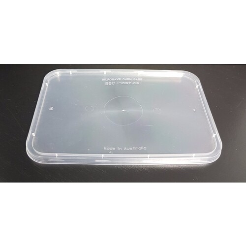 Takeaway Container Rectangle Lid Only