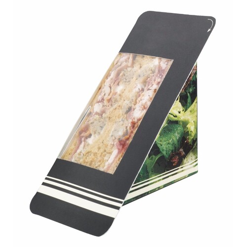 Heat Seal 3 Day Sandwich Wedge Black