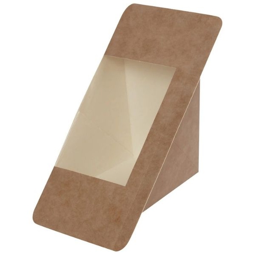 ZEST Heat Seal 3 Day Sandwich Wedge Kraft