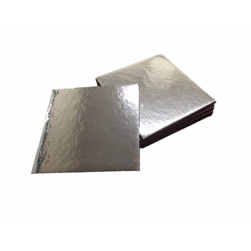 Foil Cake Board Square 14" Silver