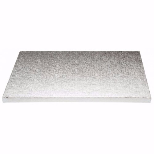 Masonite Cake Board Square 6" Silver