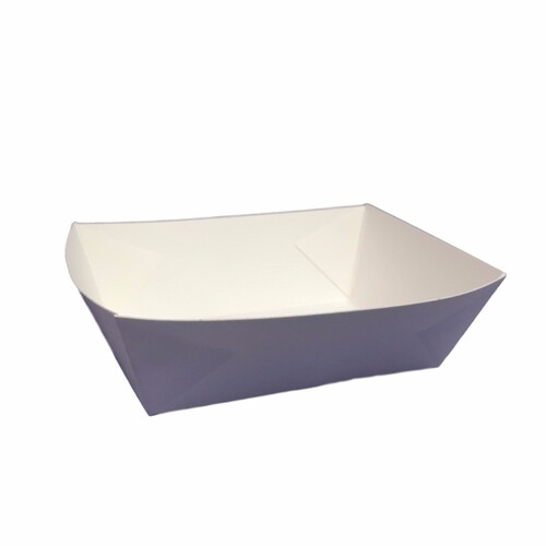 Food Tray 7 Square White
