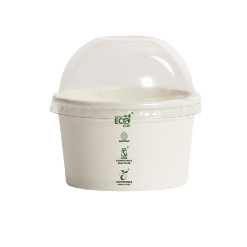 Dome Lid for 5oz Ice Cream Cups