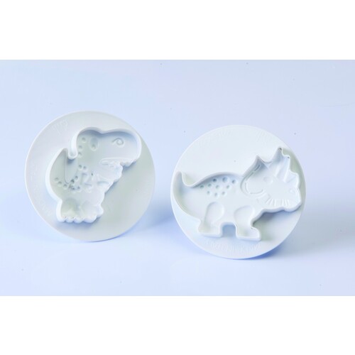 MICA - Kit 2 Pcs Dinosaurs Cookie Cutter