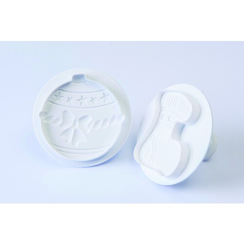 MICA - Kit 2 Pcs Christmas Cookie Cutter