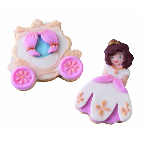MICA - Kit 2 Pcs Carriage And Princess Cookie Cutter