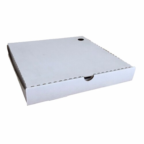 Pizza Box 6 Plain White