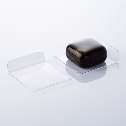 Square Single Serve Plate Clear