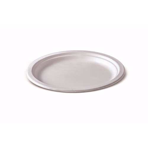 Sugarcane Eco Plate 9" White - PK