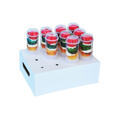 Push Pop Containers + 2 Tray - 100