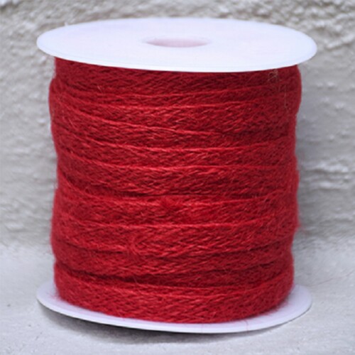 Jute Woven Red