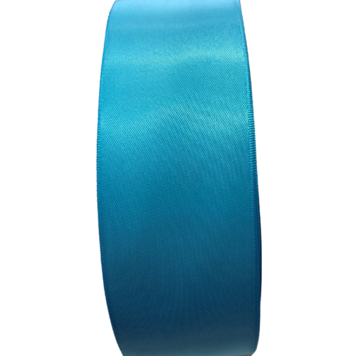 Double Sided Satin Ribbon 50mm Island Blue 91m