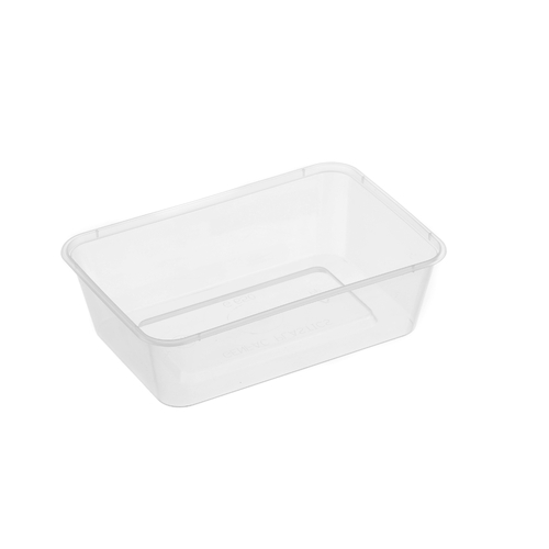 Takeaway Container Rectangle 600ml Base Only