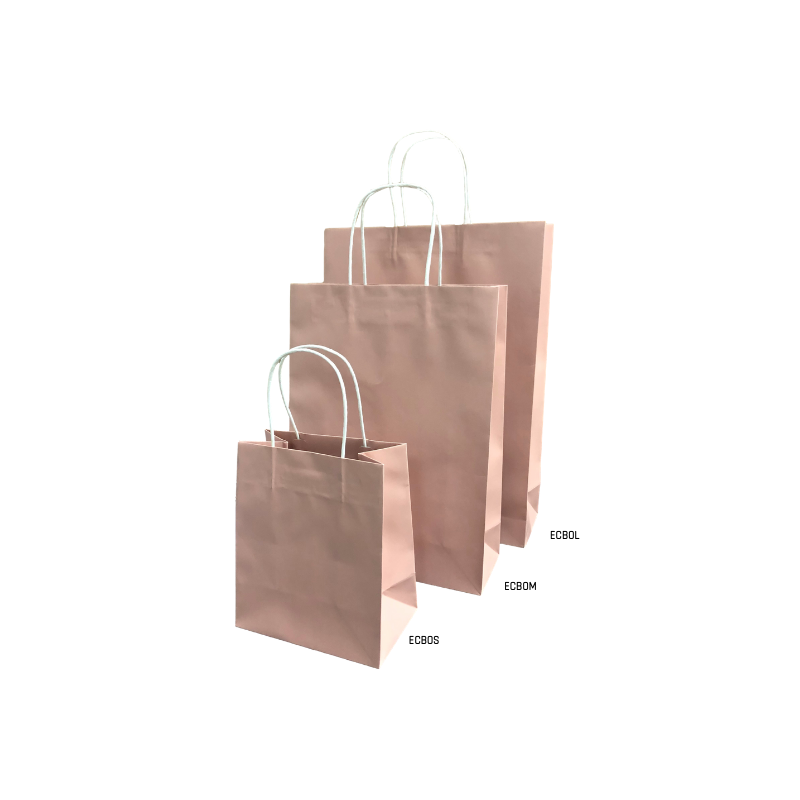 Luxury Christmas Gift Bags - Light Pink